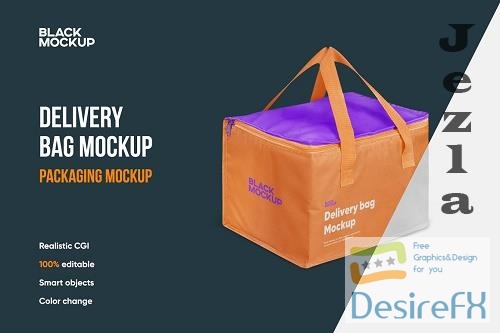CreativeMarket - Delivery Bag Mockup 5599613