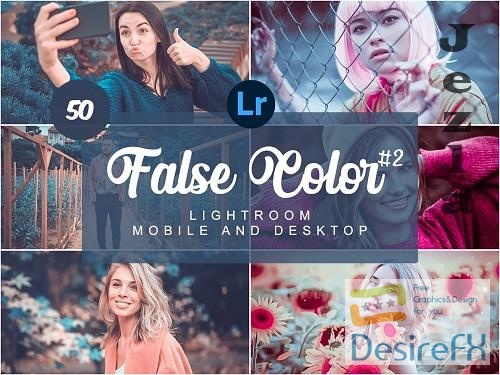 CreativeMarket - False Color Mobile Desktop Presets 5734595