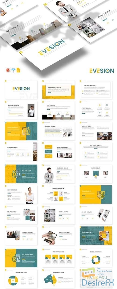 Evesion - Business Template PPTX / GSlides / Key