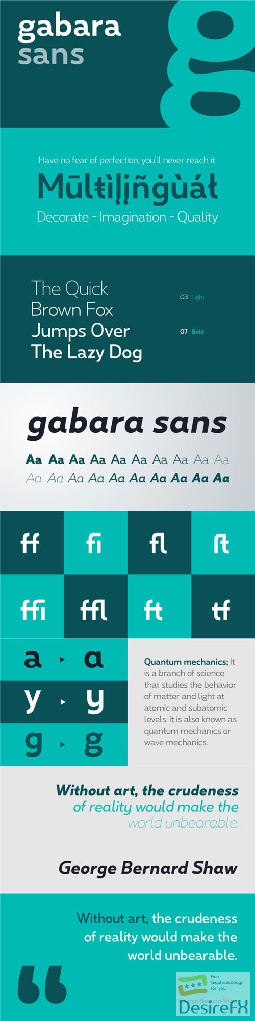 Gabara Sans - Dynamic Sans Serif Font Family 4-Weights
