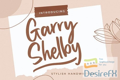 Garry Shelby Stylish Handwritten