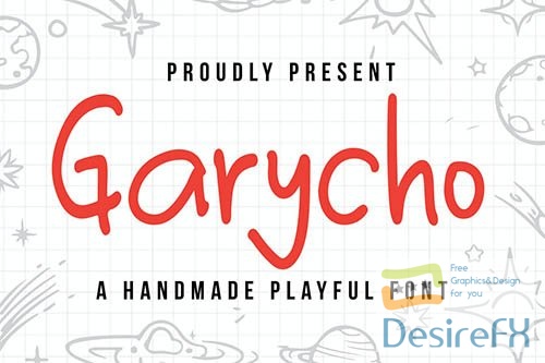 Garycho - A Handmade Playful Font