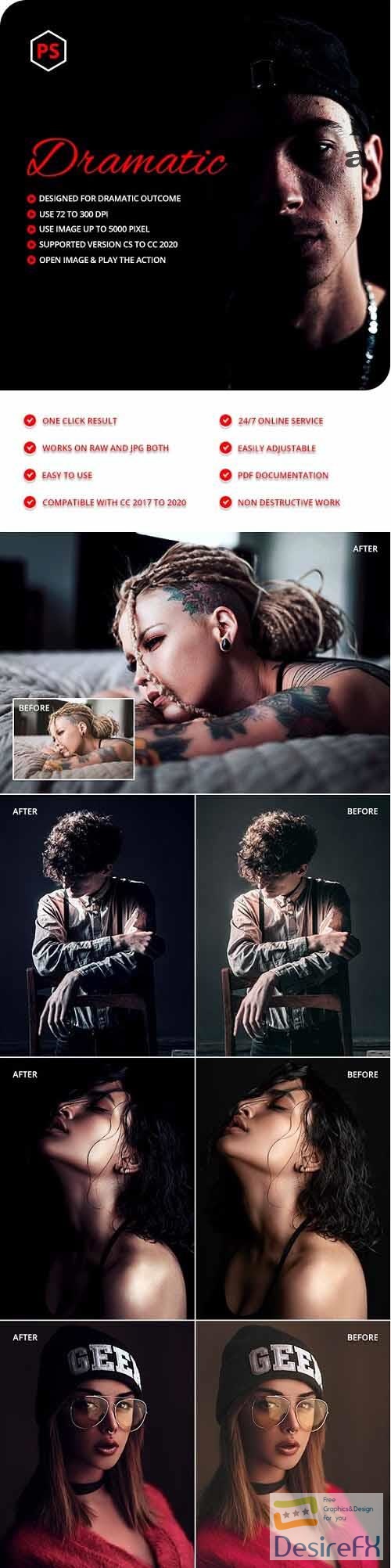 GraphicRiver - Dramatic Photoshop Action 29826599