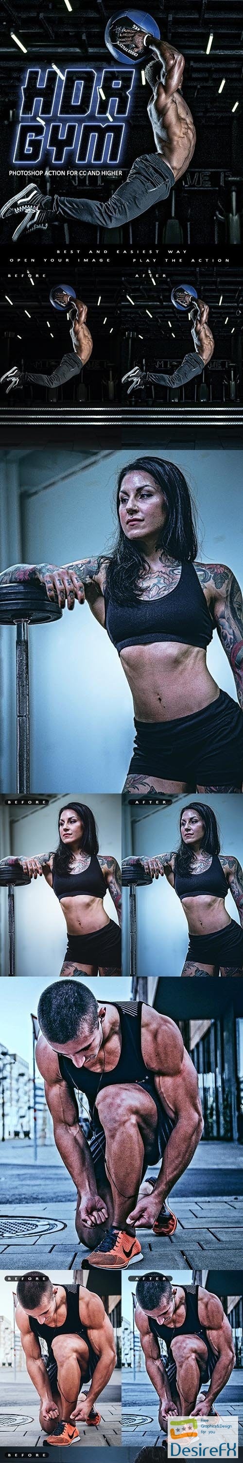 GraphicRiver - HDR GYM - Photoshop Action 29927487