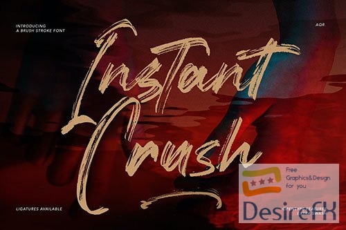 Instant Crush - Ligatures Font