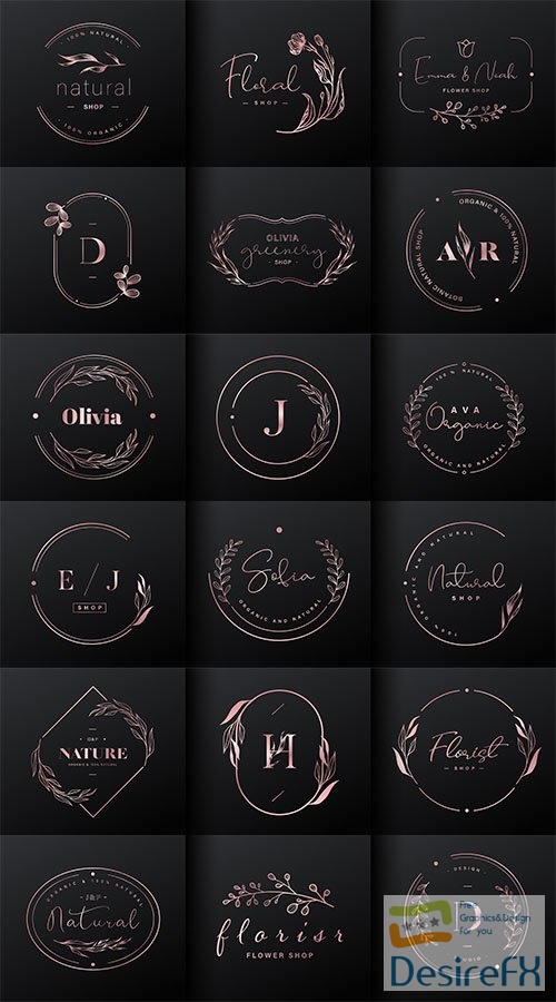 Luxury logo design collection
