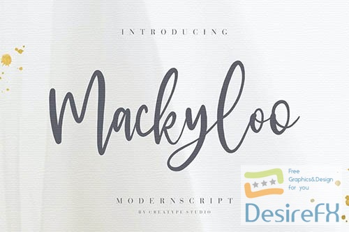 Mackyloo Modern Script