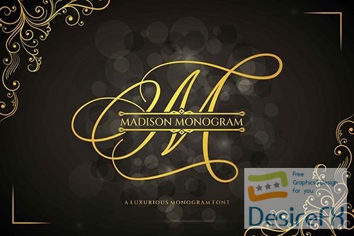 Madison Monogram Font