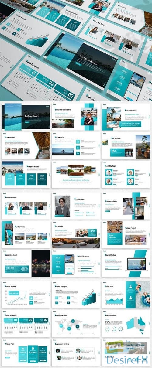 Paradiso - Vacation Powerpoint Template
