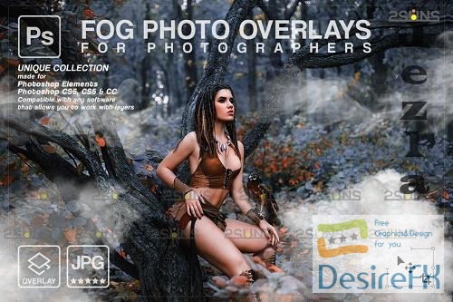 Photoshop overlay: Fog overlay, Smoke overlay &amp; Halloween overlay V1
