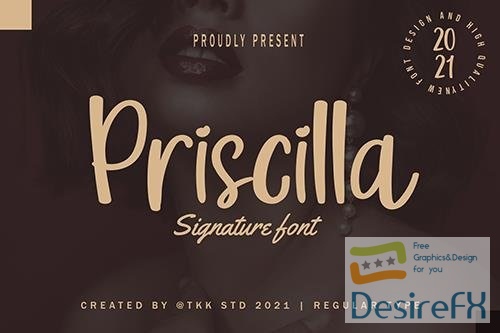 Priscilla - Cute Girly Font