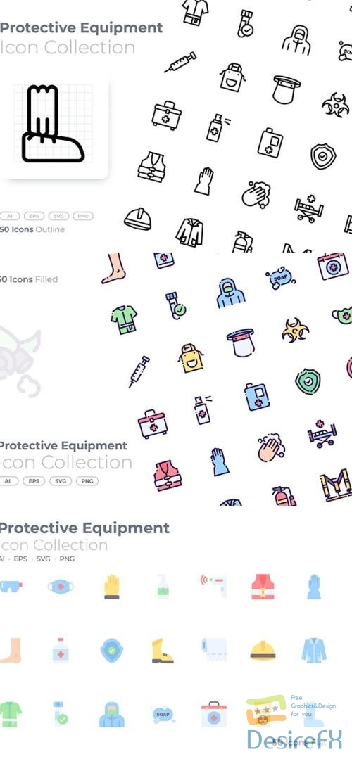 Protective Equipment Icons