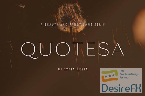 Quotesa - Beauty Fancy and Glamour Sans