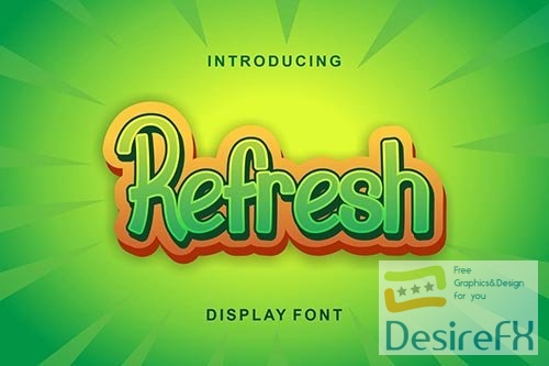Refresh Display Font