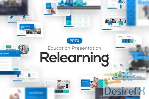 Relearning Education Powerpoint Template
