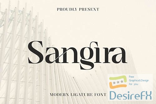 Sangira - Modern Ligature Serif