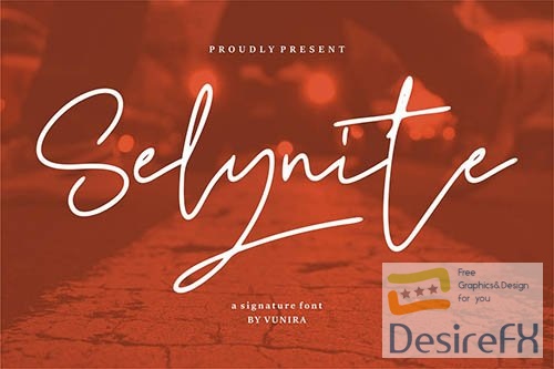 Selynite | A Signature Font