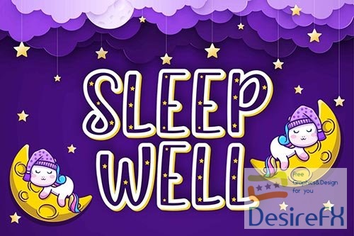 Sleep Well Display Font