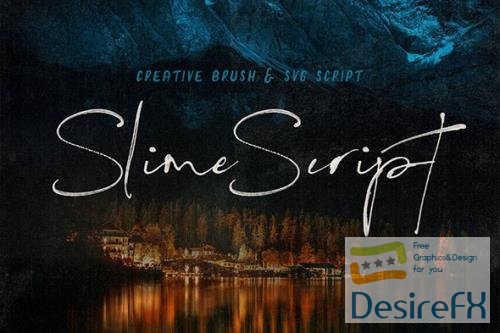 Slime SVG Script Font 5866737
