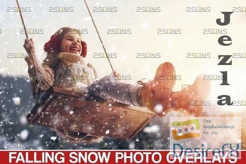 Snow overlay &amp; Christmas overlay. Photoshop overlay - 1131532