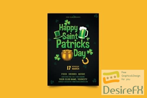 St. Patrick's Day flyer