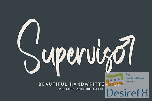 Supervisor - Handwritten Font