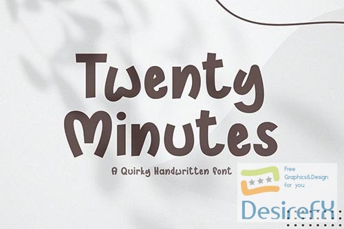 Twenty Minutes - A Handwritten Font
