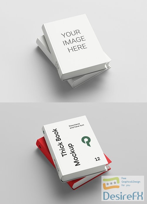 Two Stacked Books Mockup 332739626 PSDT