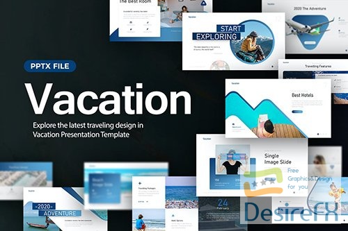 Vacation Travelling Presentation Template