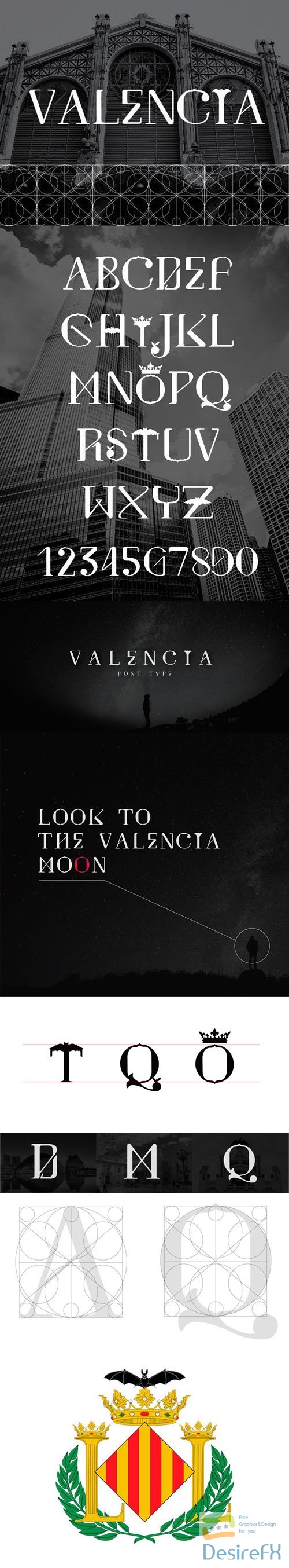 Valencia sans Serif Font