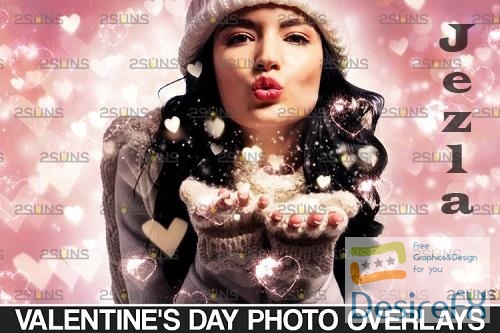 Valentine's photo overlays, photoshop, blowing heart, kiss - 1132956