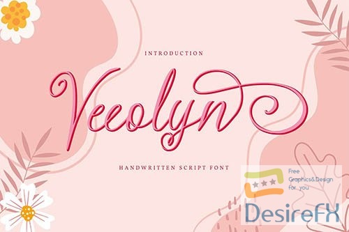 Veeolyn | Handwritten Script Font