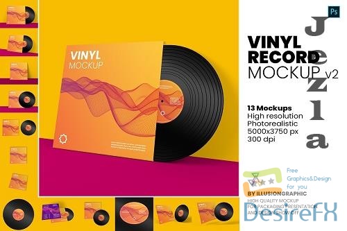 Vinyl Record Mockup v.2 - 5847202