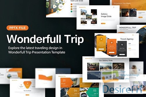 Wonderfull Trip Travel Presentation Template