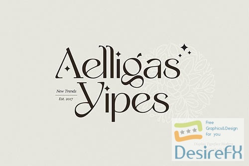 Yipes Display Typeface