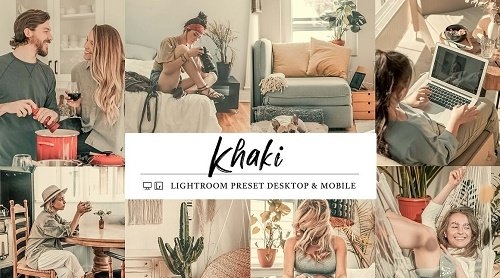 10 Khaki Mobile & Lightroom Presets - 5964106