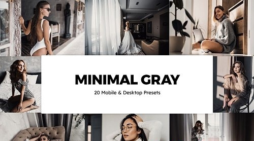 20 Minimal Gray Lightroom Presets - 5914238