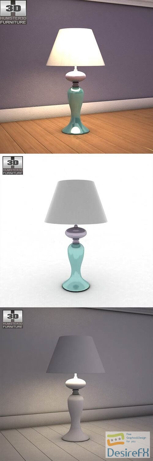 Ashley Sandhill Table Lamp 3D Model