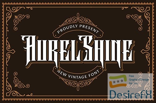 Aurel Shine - Blackletter Font