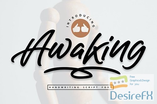Awaking | Handwriting Script Font