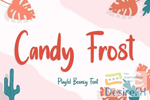 Candy Frost Playful Bouncy Font