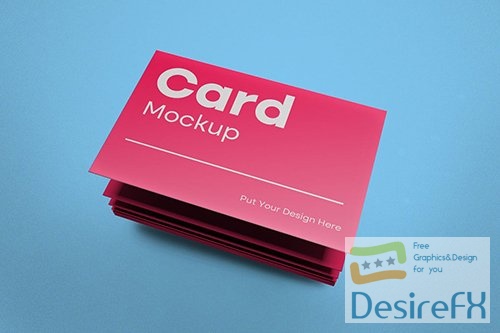 Cards 1 Product Mockup PSD