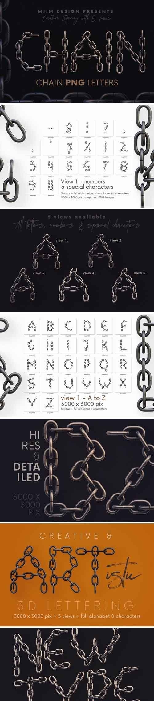 Chain - 3D Lettering