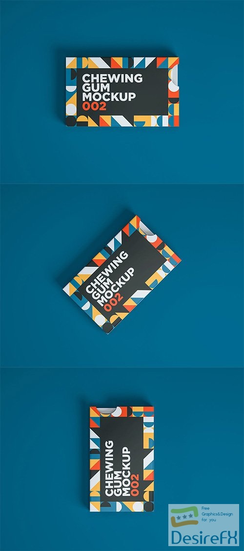 Chewing Gum Mockup 002 PSD