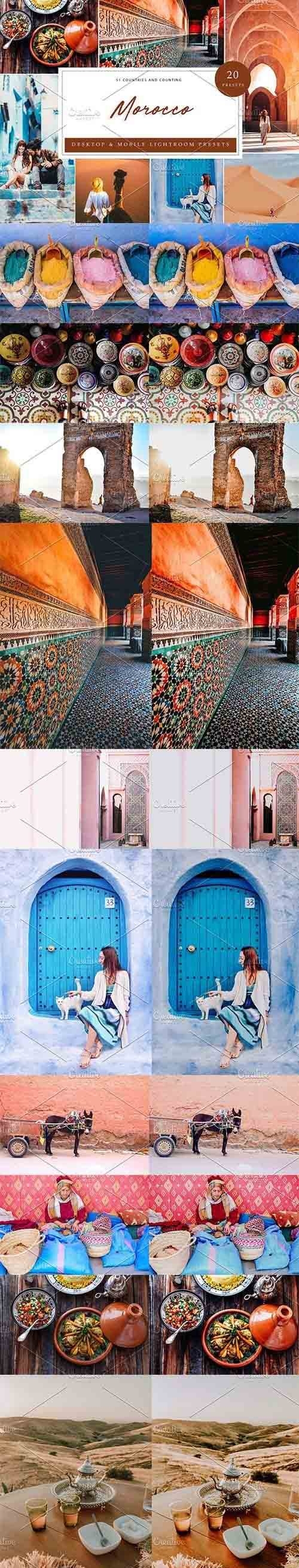 CreativeMarket - 20 x Lightroom Presets, Morocco 5962635