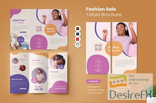 Fashion Sale Trifold Brochure