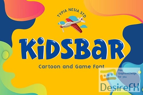 Kidsbar - Fun Game and Cartoon Font