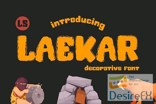 Laekar | Playful font