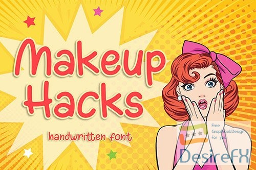 Makeup Hacks - Cute Handwritten Font