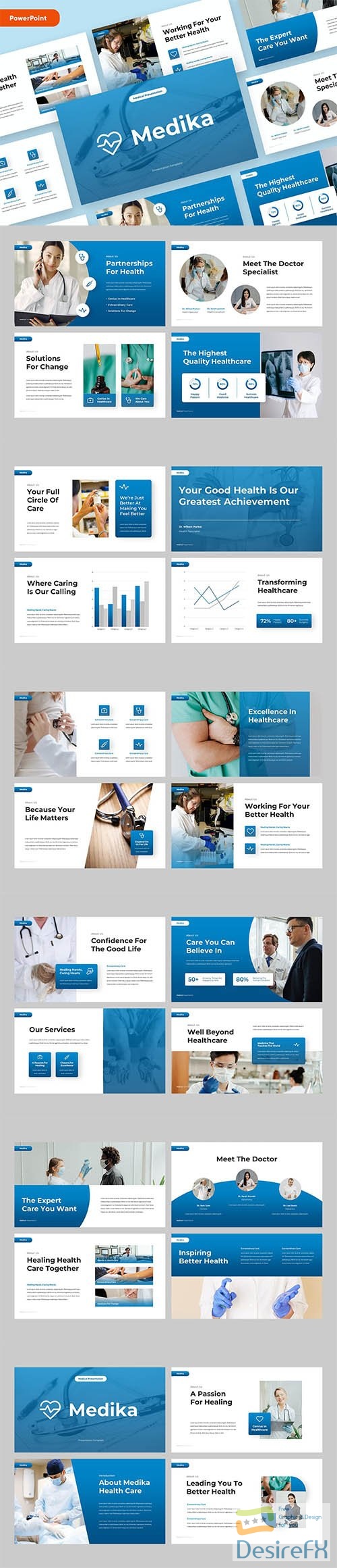 MEDIKA - Medical PowerPoint, Keynote and Google Slides Template
